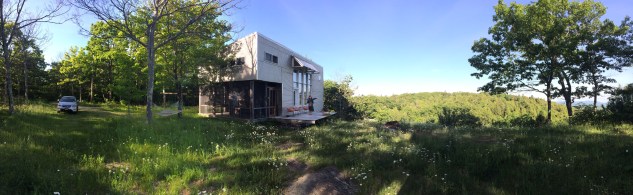 Our vacation camp in the Frye Mountain Game Preserve
