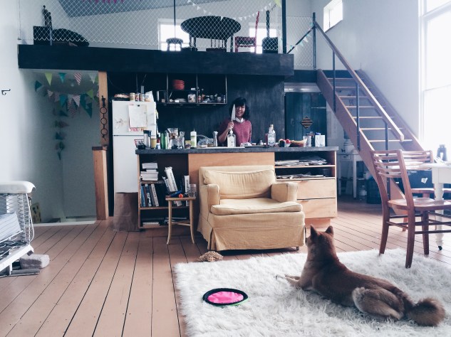 A wonderful kitchen in the cabin
