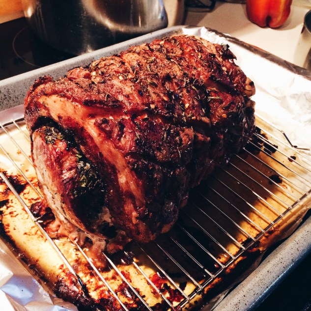 Porchetta, slow roasted for 5 hours